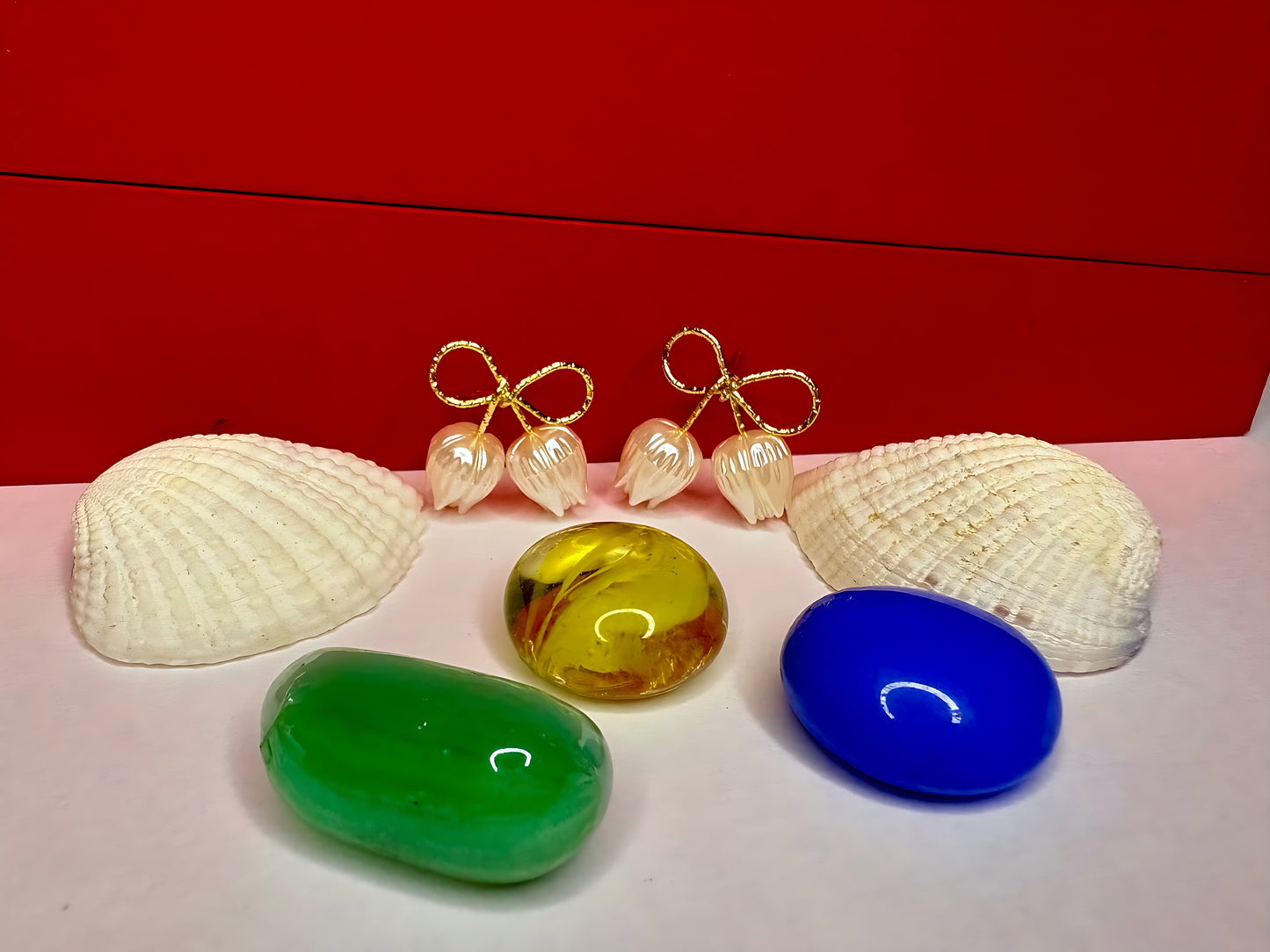 Delicate Bow Danglers