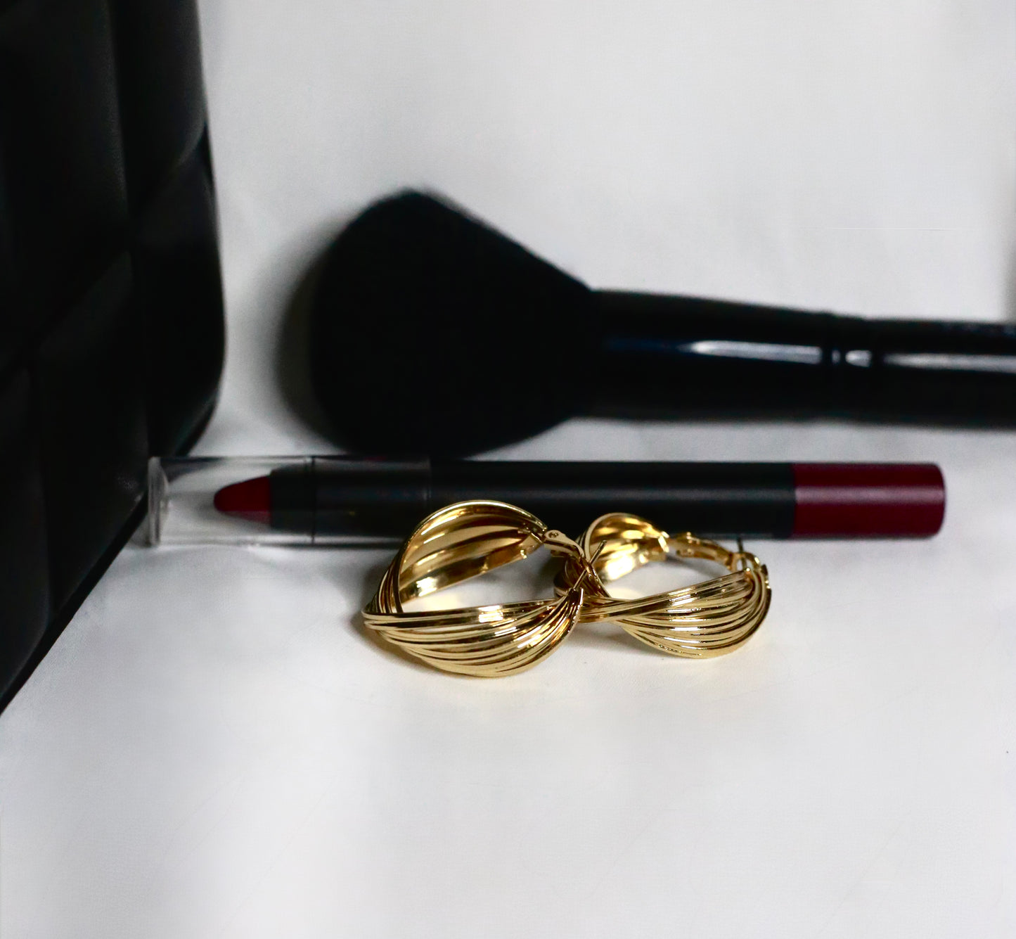 Bold Swirl Hoops