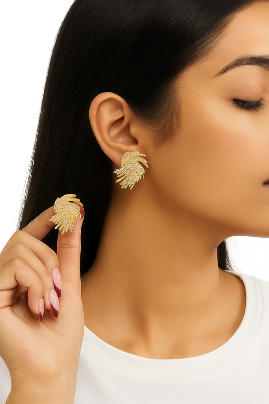 Aurelia Swirl Studs