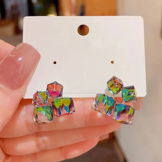 Crystal Prism Studs
